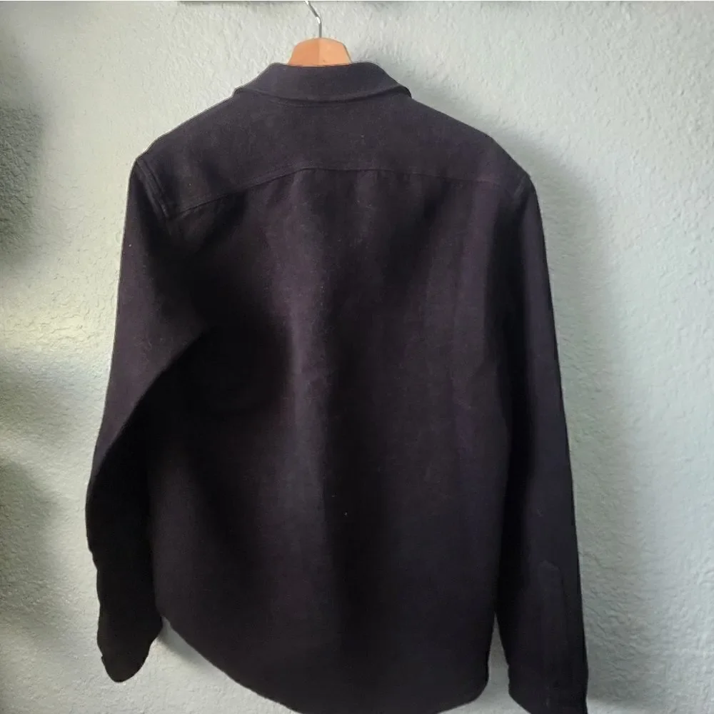 J crew shacket cotton button front shirt jacket
